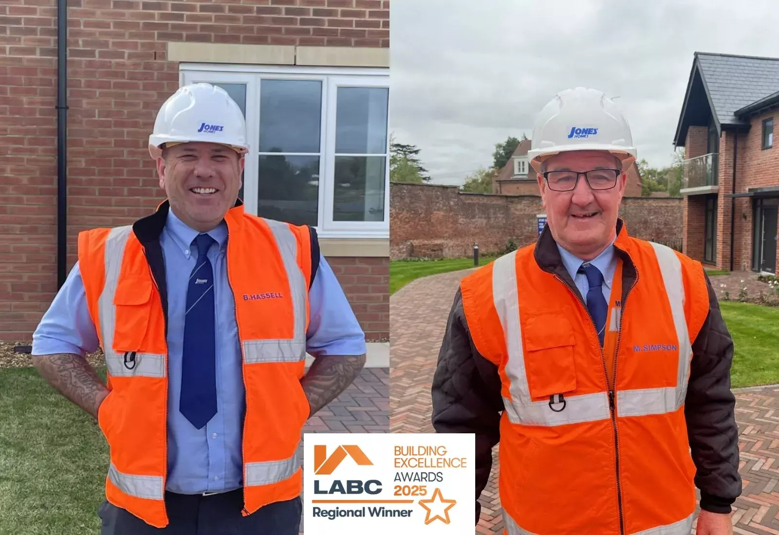 Jones Homes duo win coveted industry award in the North West